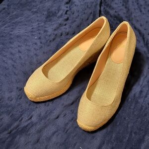 NEW J Crew Espadrille Wedges, Size10